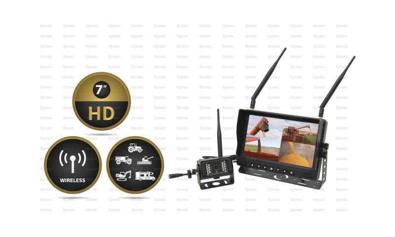 Wireless Digital Reversing Camera System with 7'' LCD Monitor