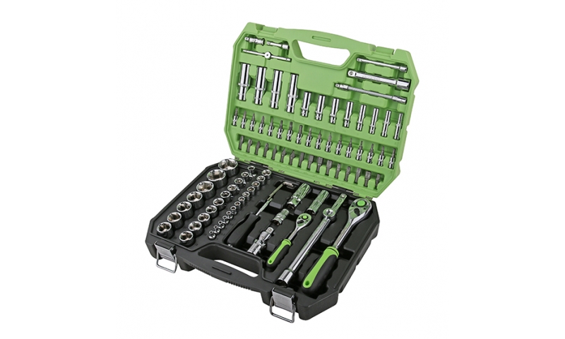 94 Piece 1/4" and 1/2" Drive Socket Set