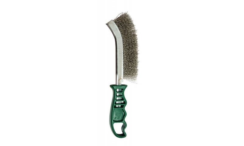 Plastic Handle Stainless Steel Wire Brush